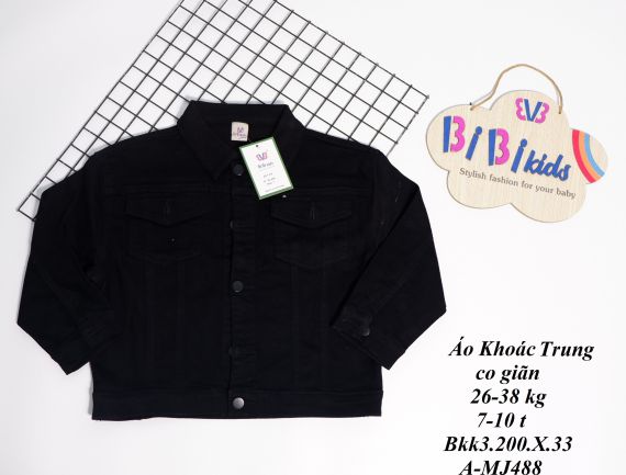 ÁO KHOÁC JEAN EM BÉ CAO CẤP CO GIẢN MJ488