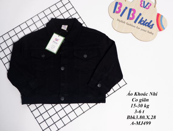 áo khoác jean em bé chất jean cao cấp giá rẻ mj499