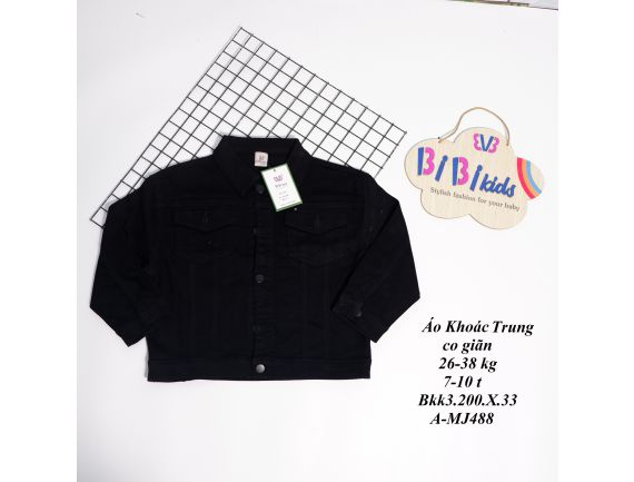 ÁO KHOÁC JEAN EM BÉ CAO CẤP CO GIẢN MJ488