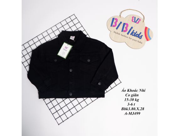 áo khoác jean em bé chất jean cao cấp giá rẻ mj499