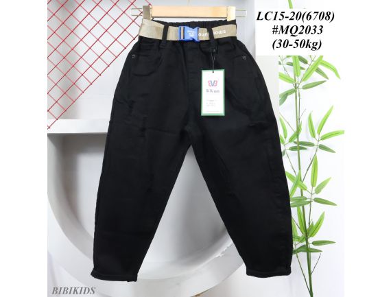 Quần jean đen bé trai MQ2033